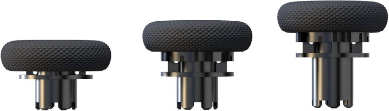 EXknight عصا تحكم فريكس لجهاز DualSense Edge، عصي قابلة للتعديل للارتفاع لجهاز تحكم PS5 Pro، 1 منخفضة الارتفاع (2 ارتفاعات)، 1 متوسطة الارتفاع (4 ارتفاعات)، 1 مرتفعة الارتفاع (4 ارتفاعات) - Image 4